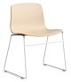 HAY About a Chair AAC08 wit onderstel stoel- Pale Peach