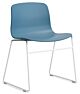 HAY About a Chair AAC08 wit onderstel stoel - Azure Blue