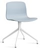 HAY About a Chair AAC10 wit onderstel stoel- Slate Blue