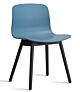 HAY About a Chair AAC12 zwart onderstel stoel- Azure Blue
