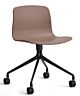 HAY About a Chair AAC14 zwart onderstel stoel-Soft Brick