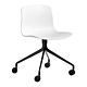 HAY About a Chair AAC14 zwart onderstel stoel-White