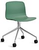HAY About a Chair AAC14 aluminium onderstel stoel- Teal Green