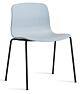 HAY About a Chair AAC16 zwart onderstel stoel-Slate Blue