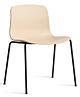 HAY About a Chair AAC16 zwart onderstel stoel- Pale Peach