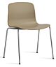 HAY About a Chair AAC16 chroom onderstel stoel- Clay
