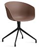 HAY About a Chair AAC20 zwart onderstel stoel-Soft Brick