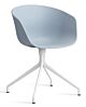 HAY About a Chair AAC20 wit onderstel stoel-Slate Blue