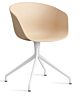 HAY About a Chair AAC20 wit onderstel stoel-Pale Peach