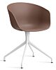 HAY About a Chair AAC20 wit onderstel stoel-Soft Brick