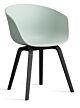 HAY About a Chair AAC22 stoel zwart onderstel- Dusty Mint