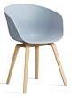 HAY About a Chair AAC22 stoel zeep onderstel-Slate Blue
