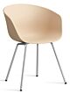 HAY About a Chair AAC26 - chrome onderstel-Pale Peach