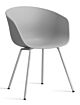 HAY About a Chair AAC26 - chrome onderstel-Concrete grey