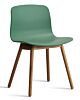 HAY About a Chair AAC12 Walnoot onderstel stoel- Teal Green