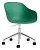 HAY AAC 252 bureaustoel-Chrome onderstel-Teal Green