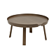 muuto Around coffee table large-Stained Dark Brown