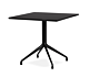 HAY AAT 15 tafel-Zwart-80x80x74 cm-Linoleum