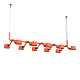 Tonone Bolt 10 Pack Pendant hanglamp-Striking orange