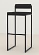 Studio HENK Bolster Bar Stool zwart frame-98 cm-Cube Black 61