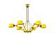 Tonone Bolt 6 Arm Chandelier hanglamp-Sunny yellow