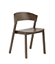 muuto Cover Side Chair stoel-Stained Dark Brown