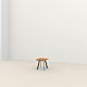 Studio HENK New Co Coffee Table Square 50-Zwart-Hardwax oil natural