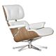 Vitra Eames Lounge chair fauteuil walnoot wit pigment NW