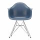 Vitra Eames DAR stoel met verchroomd onderstel-Zee blauw