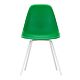 Vitra Eames DSX stoel met wit onderstel-Groen