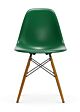 Vitra Eames DSW stoel met essenhout onderstel-Emerald