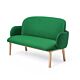 Puik Dost sofa beukenhouten onderstel-Donker groen