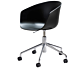 HAY About a Chair AAC52 gasveer bureaustoel-Zwart
