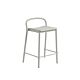 Muuto Linear Steel Bar stoel-65 cm-Grey