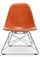 Vitra Eames LSR loungestoel met verchroomd onderstel-Rusty oranje