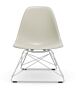 Vitra Eames LSR loungestoel met wit onderstel-Pebble