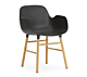 Normann Copenhagen stoel Form armchair eiken-Zwart