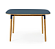 Normann Copenhagen Form tafel-Blauw-120x120 cm