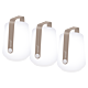 Fermob Balad Portable Mini tafellamp set van 3-Nutmeg