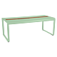 Fermob Bellevie tuintafel 196x90 cm met opbergruimte-Opaline Green
