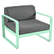 Fermob Bellevie fauteuil met graphite grey zitkussen-Opaline Green