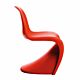 Vitra Panton Chair stoel-Klassiek rood