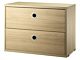 String Chest with Drawers ladekast-58x30x42 cm-Oak
