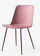 &amp;tradition Rely HW6 stoel zwart onderstel-Soft Pink