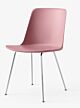 &tradition Rely HW6 stoel chroom onderstel-Soft Pink