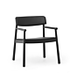 Normann Copenhagen Timb fauteuil bekleed-Black