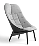 HAY Uchiwa Quilted Fauteuil-Front hallingdal/ 166-back sierra/ SI1001