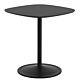 muuto Soft Café tafel-Black Nano / Black-70x70x73 cm