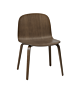 muuto Visu Wood stoel-Stained Dark Brown