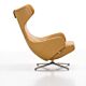 Vitra Grand Repos relaxfauteuil-Leer zand
